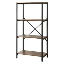 BAUHAUS Scan Trend Regal Industrial L X B X H: 32 X 60 X 120 Cm, Anzahl Böden: 4 Stk., Traglast: 25 Kg/Boden