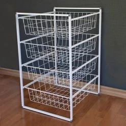 BAUHAUS Lundbergs Regal L X B X H: 53,5 X 45 X 72 Cm, Weiß