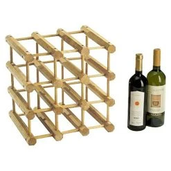 BAUHAUS Weinregal 28 X 34 X 34 Cm, Naturbelassen