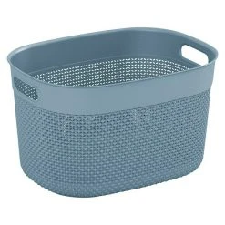 BAUHAUS Keter Korb Filo L L X B X H: 29 X 38 X 22 Cm, Grau