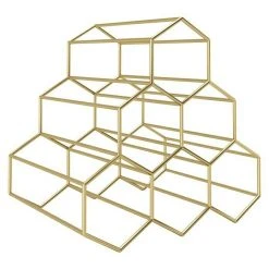 BAUHAUS Phönix Playboy Weinregal Gloria L X B X H: 22 X 29 X 27 Cm, Gold