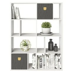 BAUHAUS Phönix Fortuna Raumteiler Mit Stauraumboxen L X B X H: 34 X 112,5 X 146,6 Cm, Weiß, Anzahl Fächer: 12