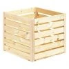 BAUHAUS HolzZollhaus Holzkiste A 1/2 35 X 35 X 32 Cm, Gehobelt, Natur