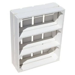 BAUHAUS Holzkiste Wilma B X H: 16 X 40 Cm, Holz, Weiß