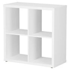 BAUHAUS Regal L X B X H: 39,2 X 76,5 X 76,2 Cm, Weiß