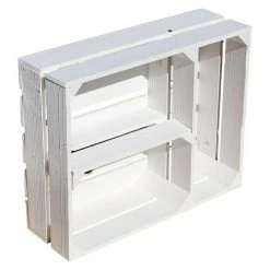 BAUHAUS Holzregal Traute B X H: 16 X 40 Cm, Holz, Weiß