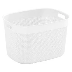 BAUHAUS Keter Korb Filo XL L X B X H: 33 X 44 X 27 Cm, Weiß