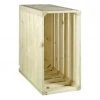 BAUHAUS HolzZollhaus Holzkiste A 1/4 32 X 17,5 X 35 Cm, Gehobelt, Natur