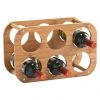BAUHAUS Zeller Present Weinregal Bamboo L X B X H: 38 X 16 X 24 Cm, Anzahl Flaschen: 6 Stk., Naturmaterialien