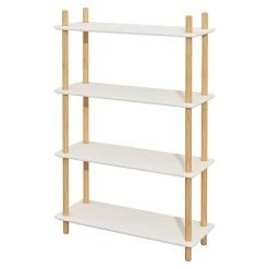 BAUHAUS Scan Trend Regal L X B X H: 26 X 76 X 111,5 Cm, Weiß