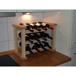 BAUHAUS Promadino Weinregal Medoc 53,8 X 30 X 40 Cm, Anzahl Flaschen: 12
