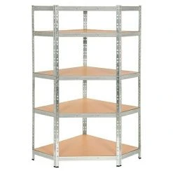 BAUHAUS Regalux Metall-Eckregal L X B X H: 40 X 90 X 180 Cm, Traglast: 175 Kg/Boden