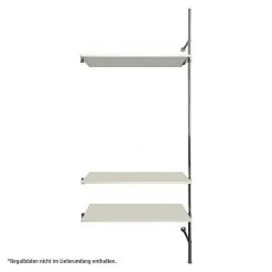BAUHAUS Easy Connect Regalsystem-Anbaumodul Geeignet Für: 3 Regalböden, Individuell Anpassbar