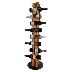 BAUHAUS Wood & Wishes Weinregal Premium Seitlich Höhe: 113 Cm, Anzahl Flaschen: 8 Stk., Holz, Teak