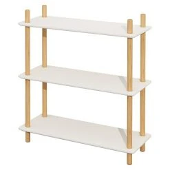 BAUHAUS Scan Trend Regal L X B X H: 26 X 76 X 77,5 Cm, Weiß