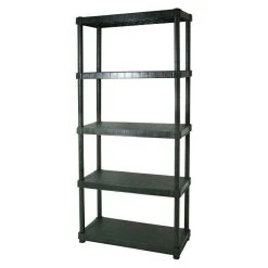 BAUHAUS Regalux Kunststoffregal Urano L X B X H: 40 X 90 X 188 Cm, Traglast: 55 Kg/Boden