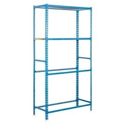 BAUHAUS Simonrack Simongarage Metall-Reifenregal Mega Plus L X B X H: 40 X 120 X 200 Cm, Traglast: 200 Kg/Boden, Anzahl Böden: 4, Stecken, Blau