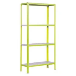 BAUHAUS Simonrack Homeclick Metallregal Mini L X B X H: 40 X 80 X 160 Cm, Traglast: 150 Kg/Boden, Anzahl Böden: 4 Stk., Grün