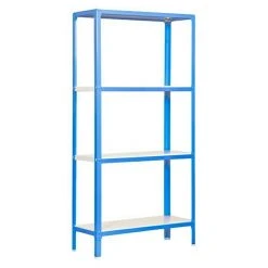 BAUHAUS Simonrack Homeclick Metallregal Mini L X B X H: 40 X 80 X 160 Cm, Traglast: 150 Kg/Boden, Anzahl Böden: 4 Stk., Blau
