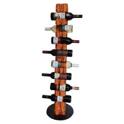 BAUHAUS Wood & Wishes Weinregal Premium Seitlich Höhe: 113 Cm, Anzahl Flaschen: 8 Stk., Holz, Mahagoni