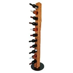 BAUHAUS Wood & Wishes Weinregal Premium Höhe: 158 Cm, Anzahl Flaschen: 11 Stk., Holz, Mahagoni